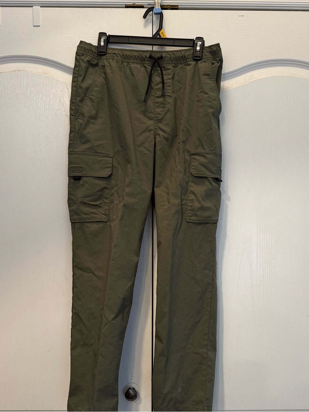 KidsOld Navy Tech Taper Cargo Pants XXL (18) Plus Olive Green Quick Dry NWO